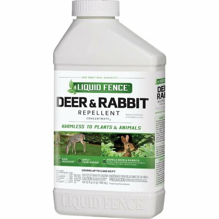 LIQUID FENCE 40 Oz. Concentrate Deer & Rabbit Repellent HG-71136